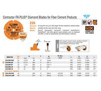 CMT ORANGE TOOLS 236.210.12M Sierra circular de diente en diamante (PCD) para materiales duros y abrasivos