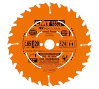CMT Orange Tools Sierra circular 271.165.24H Ultra ITK 165x1.5x20 Z24