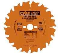 CMT Orange Tools 286.016.10M - Sierra circular para la construccion 250x2.8x30 z 16 atb