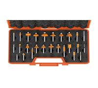 CMT Orange Tools 900.003.00-Estuche 26 Fresas Rectas y Perfil. s 8 HW DX, Naranja-Negra, 0