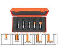 CMT Orange Tools 900.005.01 - Estuche 5 fresas rectas s 8 hw dx