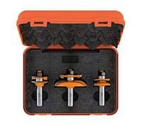 CMT ORANGE TOOLS 900.521.11 Estuche de 3 fresas para puertas de cocina - Perfil D