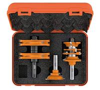 CMT ORANGE TOOLS 900.527.11 Juego de fresas para puertas de entrada y internas SØ12mm