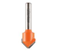 CMT ORANGE TOOLS 915.002.11 Fresa para ranuras en v (135 grados) hw s 8 d 18x3.3x60 (alucobond), Grigio/Arancio