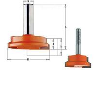 CMT ORANGE TOOLS, 955.502.11 - Fresa para cajones z 2 hm s 12 d 50.8x12.7