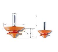 CMT Orange Tools 955.503.11 - Fresa para juntas 45 grados hm s 12 d 70x31.7