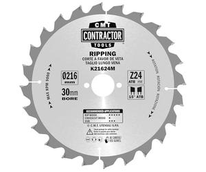 CMT ORANGE TOOLS K21624M - SIERRA CIRCULAR USO GENERAL HW 216x2.4/1.6x30 Z24
