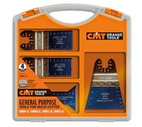 CMT ORANGE TOOLS OMM-X4 - Juego de 4 cuchillas para herramientas multifunción con conexión universal