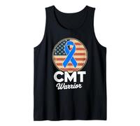 CMT Warrior Charcot-Marie-Tooth - Cinta de concientización sobre la Enfermedad Camiseta sin Mangas