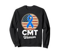 CMT Warrior Charcot-Marie-Tooth - Cinta de concientización sobre la Enfermedad Sudadera