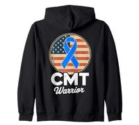 CMT Warrior Charcot-Marie-Tooth - Cinta de concientización sobre la Enfermedad Sudadera con Capucha