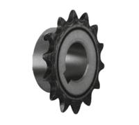 CMW - Rueda dentada pretaladrada - Acero - Dentado simple - 10B1-18 dientes - Paso 15,8 mm con agujero 14 mm