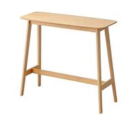 CMYAOYC Mesa Consola Bar de Bambú, Mesa de Comedor Pequeña para 2 Personas, Adecuada para Salón, Estudio, Cocina, Tetería y Mesas Altas de Bar(Yellow,100x45x99cm)