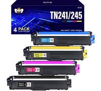 CMYBabee Cartucho de Tóner remanufacturado Repuesto para Brother TN241 TN245 TN242 para HL3140CW HL3150CDW HL3170CDW DCP9020CDW DCP9015CDW MFC9330CDW MFC9340CDW MFC9130CW MFC9140CDN (4 Paquete)