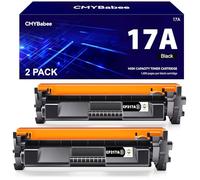 CMYBabee - Cartuchos de tóner compatibles con HP 17A CF217A para Laserjet Pro MFP M130NW M130FN M130A M130FW, Laserjet Pro M102W M102A (negro, 2-pack)