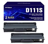 CMYBabee D111S Tóner Compatible Reemplazo para Samsung MLT-D111S D111L Cartuchos de tóner para Samsung Xpress M2026W M2026 SL-M2070 SL-M2070W SL-M2070F SL-M2070FW M2020W M2020 M2022 M2022W (2 Negro)