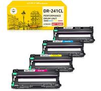 CMYBabee DR-241CL Compatible con Brother DCP-9020CDW, MFC-9330CDW, DCP-9015CDW, HL-3150CDW, HL-3140CW, MFC-9340CDW - Tamper para Impresora