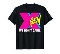 CMYK Generación X No Nos Importa, Divertido Arte Retro de la Camiseta