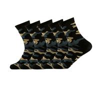 CMZYBBD Calcetines De Trabajo Hombre 5 Pares Hombres Calcetines De Tubo Medio Camuflaje Verde Cómodos Calcetines Engrosados Calientes En Espesas-Negro-EUR 38-44