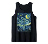 CN Tower Toronto Canadá Noche Estrellada Historia del Arte Presente Camiseta sin Mangas