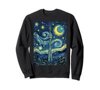 CN Tower Toronto Canadá Noche Estrellada Historia del Arte Presente Sudadera