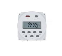 CN101A Programmable Timer Relay, 12V DC/AC Input, 200-250V 16A Output, LCD Display, Daily/Weekly(220V English Version)