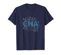 CNA Life: Latido del corazón de los héroes de la atención médica Camiseta, Hombre, Azul Marino, XXL