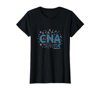 CNA Life: Latido del corazón de los héroes de la atención médica Camiseta, Mujer, Negro, XXL