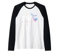 CNA Love What You Do Heartbeat Funny Camiseta Manga Raglan