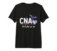 CNA Love What You Do Heartbeat Funny Camiseta Premium