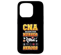 CNA Porque incluso las enfermeras necesitan héroes Enfermera Humor de enfermería Carcasa para iPhone 15 Pro