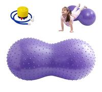 CNAFGBGG 1 bola de cacahuete de 35 x 18 pulgadas, antiexplosión, bola de ejercicio de cacahuete con una bola de maní de PVC grueso para terapia de niños, embarazo, pelota de yoga portátil para