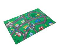 CNAFGBGG 1pc Kids Carpet 47x31.5 Pulgadas Ciudad de la Ciudad Play Play Mat de Soft Velvet No Slip Car Alfombra Banding Banding Mat de Juego para niños para la Sala de Estar de la habitación de l