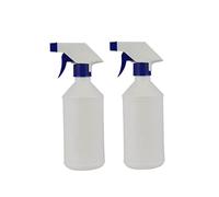 CNAFGBGG 2 Piezas de Botella de pulverización vacía de Botella de plástico a Prueba de Botellas de pulverización para solución de Limpieza química 500 ml de Blanco.