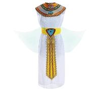 CNAFGBGG Disfraz egipcio, elegantes mujeres de traje de vestuario de Cleopatra suave, accesorios egipcios para presentaciones en el escenario de la fiesta de Halloween de cosplay.
