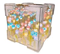 CNAFGBGG Lámpara de Espejo de tulipán 1 Conjunto Lindo Cubo de Cubo luz de tulipán Noche de 4x4in Tulip