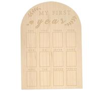 CNAFGBGG Mi primer año de foto, madera de 12 meses de bebé de primer año de, puerta de fotos de 12x17 pulgadas de arco de mi foto para el regalo de la niña
