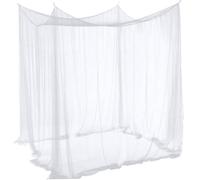 CNAFGBGG Netización de Mosquitos de 1 por ciento para la Cama, Malla de Malla Fina 4 Dosel de Cama de Esquina, 47x75x57 Pulgadas Red de Insectos Blancos para Acampar en casa Viajes al Aire Libre.