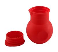 CNAFGBGG Olla de Silicona para derretir Chocolate, Mantequilla, Calor, de Leche, Kit de microondas, Herramientas de Cocina Creativas, 1 Pieza, Color Rojo.