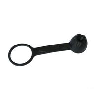 CNANRNANC 1 paquete de protector de polvo para regulador de buceo de primera etapa, goma negra, 12,4 cm, compatible con sistemas de yugo/DIN, para viajes y bajo el agua
