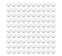 CNANRNANC 100 bolas de espuma de poliestireno de 20 mm, 25 mm, 30 mm, formas blancas para arreglos florales, decoración de pasteles, árboles dulces y proyectos de bricolaje (2,5 cm)