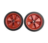 CNANRNANC 2 ruedas de compresor de aire de repuesto de refuerzo de absorción antideslizante, 5-6 pulgadas a prueba de golpes, ruedas antideslizantes a prueba de golpes, ruedas universales para