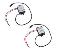 CNANRNANC 2 unidades de 12 V/24 V a 5 V USB C 5 A 25 W DC convertidor adaptador de carga de corriente, convertidor de energía para coche soporta carga rápida (2 piezas)