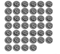 CNANRNANC 40 rodillos de cesta inferior para Bosch para lavavajillas Siemens, SN25M880GB SN26M653GB SMV59T10EU 611475, cesta de cubiertos para lavavajillas (40 piezas)