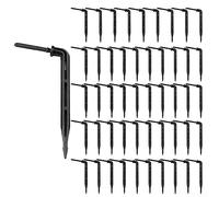 CNANRNANC 50/100PCS 3/5 mm Manguera flecha Dripper Goteador Riego Emisor Dripper Sprinkler Drip, riego eficiente y preciso