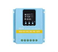 CNANRNANC Alta eficiencia 100 A para MPPT para controlador de carga solar con pantalla LCD que soporta 99.5 e seguimiento 12 V 24 V 36 V 48 V para batería de litio (3840 W)