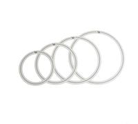 CNANRNANC Anillos de control de tonos, 4 piezas de tambor conjunto de anillos de control de sonido silenciador silenciador batería 10 12, para "amortiguar" o "amortiguar""(C)