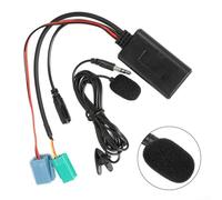 CNANRNANC Bluetooth 5.0 - Adaptador AUX de audio para coche para vehículos Renault (2005-2011), compatible con múltiples modelos Renault, incluye cable de micrófono para llamadas manos libres