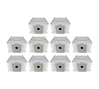 CNANRNANC Bolsa de polvo para Ecovacs para Deebot X9 Pro para aspiradora Omni Robot, bolsas de filtro de fibra fundida 4/10, contención higiénica y fácil reemplazo (paquete de 10)