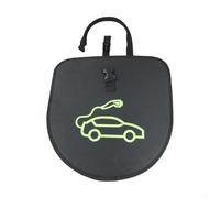 CNANRNANC Bolsa organizadora de cables portátil impermeable 600D tela Oxford espaciosa se adapta a 5-15M EV cable de carga accesorios de coche hebilla segura correa de ahorro de espacio